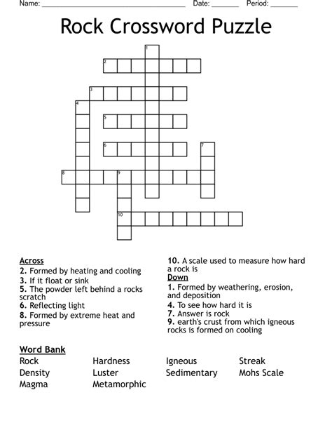 Enter a Crossword Clue. . Major rock piece crossword clue